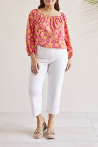 5 Pocket Pull-On Kick Flare Capri