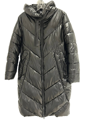 Long hooded Puffy Coat