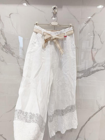 Linen Wide Leg Pants