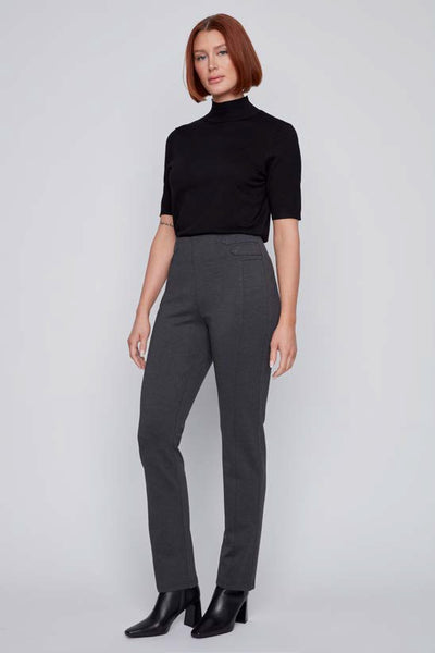 Detail Waist Ponte Pants