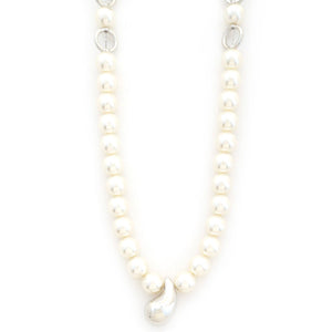 Teardrop Pearl Bead Necklace