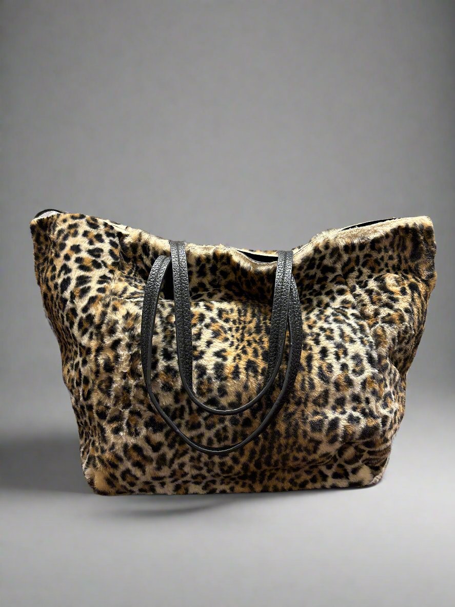 Animal Print Reversible Hand Bag