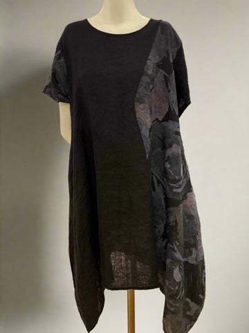 Asymmetric Linen Dress