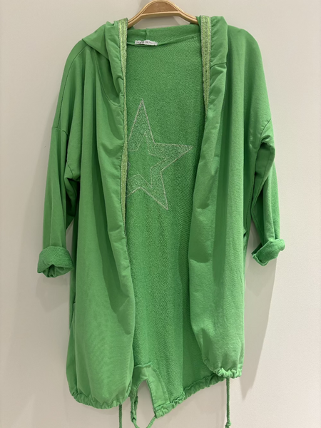 Star Back Cotton Hoodie