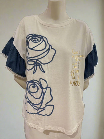 Rose Detail Top