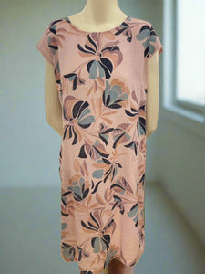 Print Linen Dress