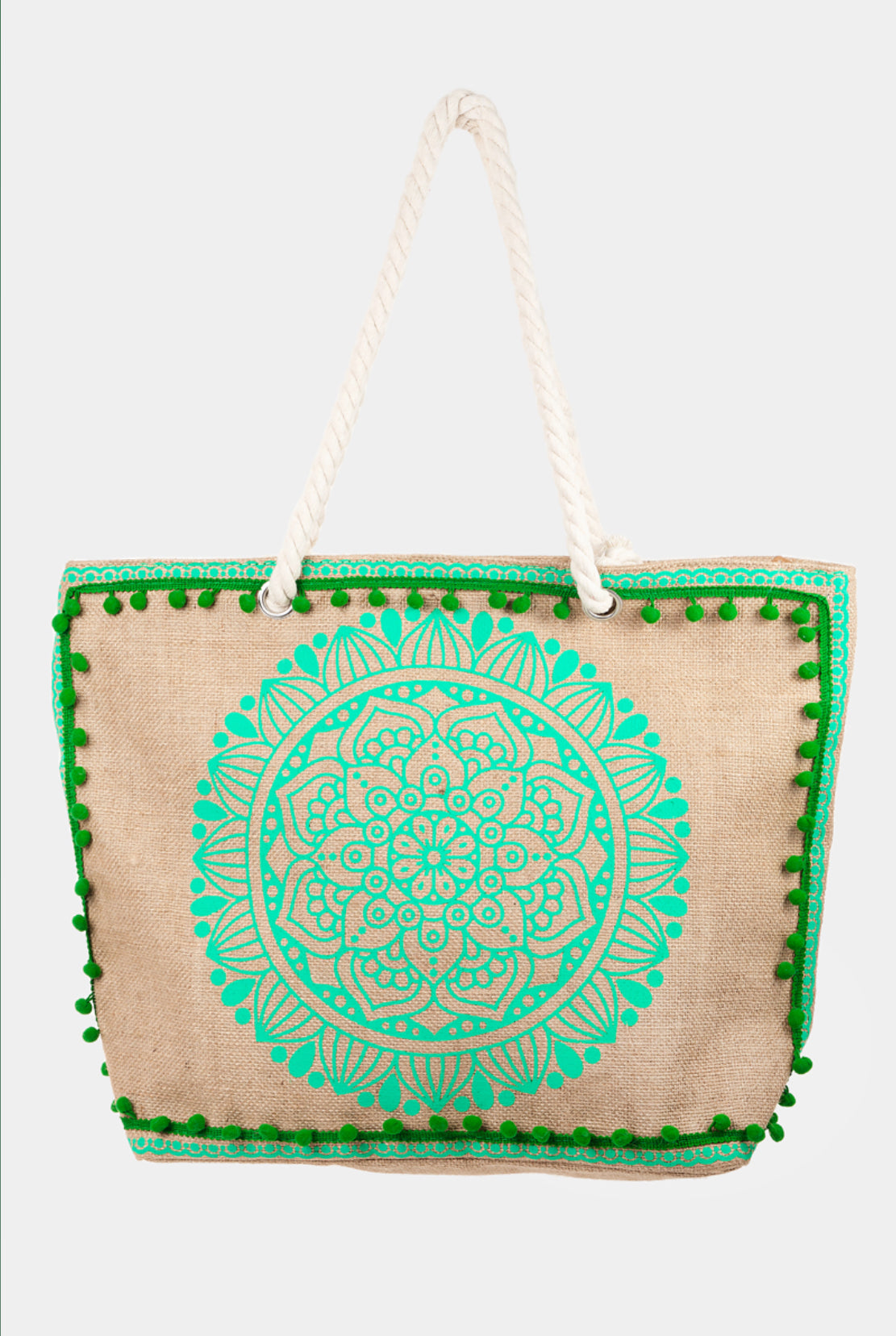 Boho Floral Tote Bag