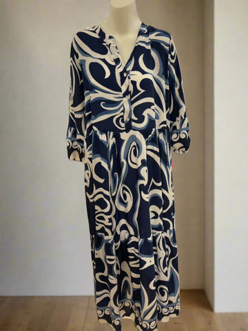 Long Print Dress - Italian