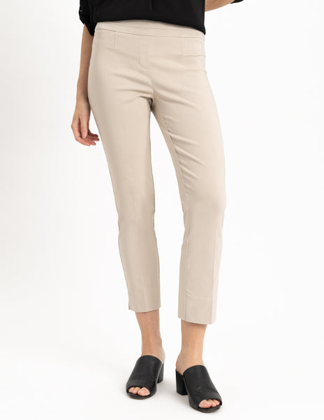 Slim Pull-On Ankle Pants